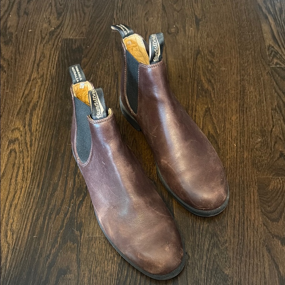 Blundstone Men's Brown Leather Chelsea Boots